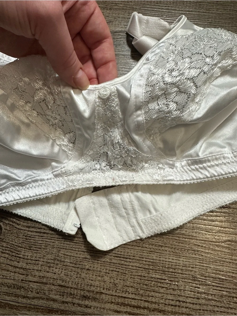 White vintage bralette